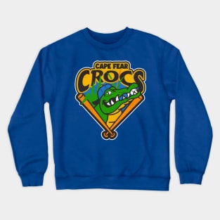 Defunct Cape Fear Crocs Baseball Team Crewneck Sweatshirt